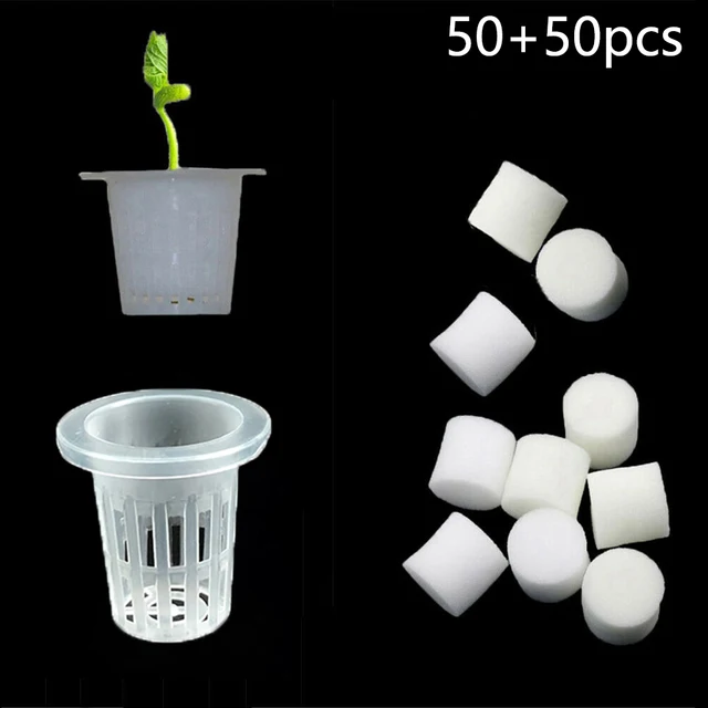 100/50/20*Netpot 35-50 Mm-Es Zöldségháló Csészék Fazék Réselt Hálószobás Tenyészet A Hidroponikához/Aquaponics/Orchideák Ültetvényes Műanyag - Image 4