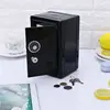 New Safe Security Metal Money Deposit Cash Savings Saving Box 2 Keys 5