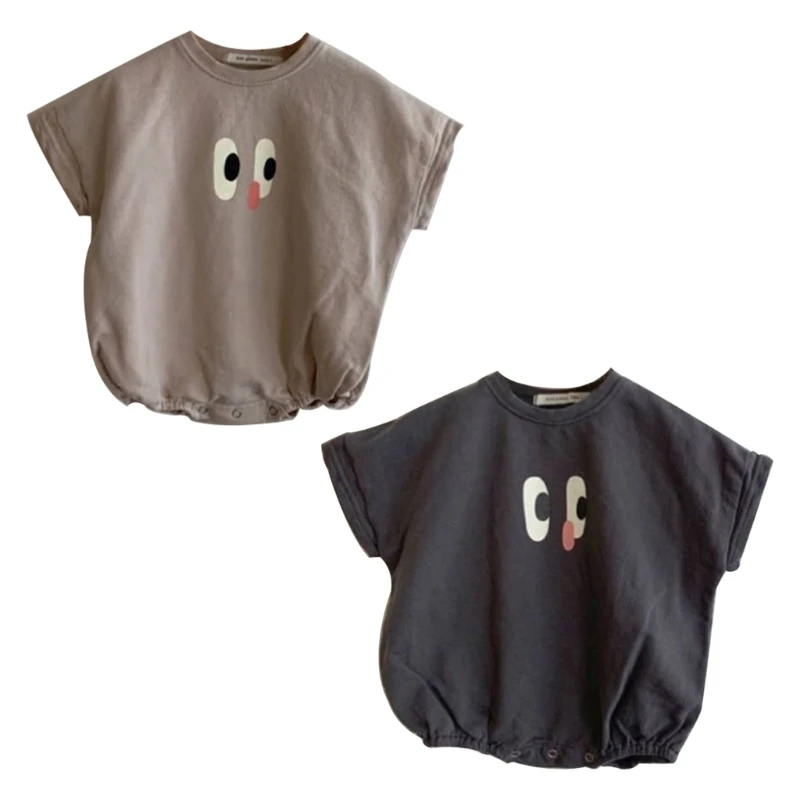 

Летняя свободная футболка с короткими рукавами для маленьких девочек