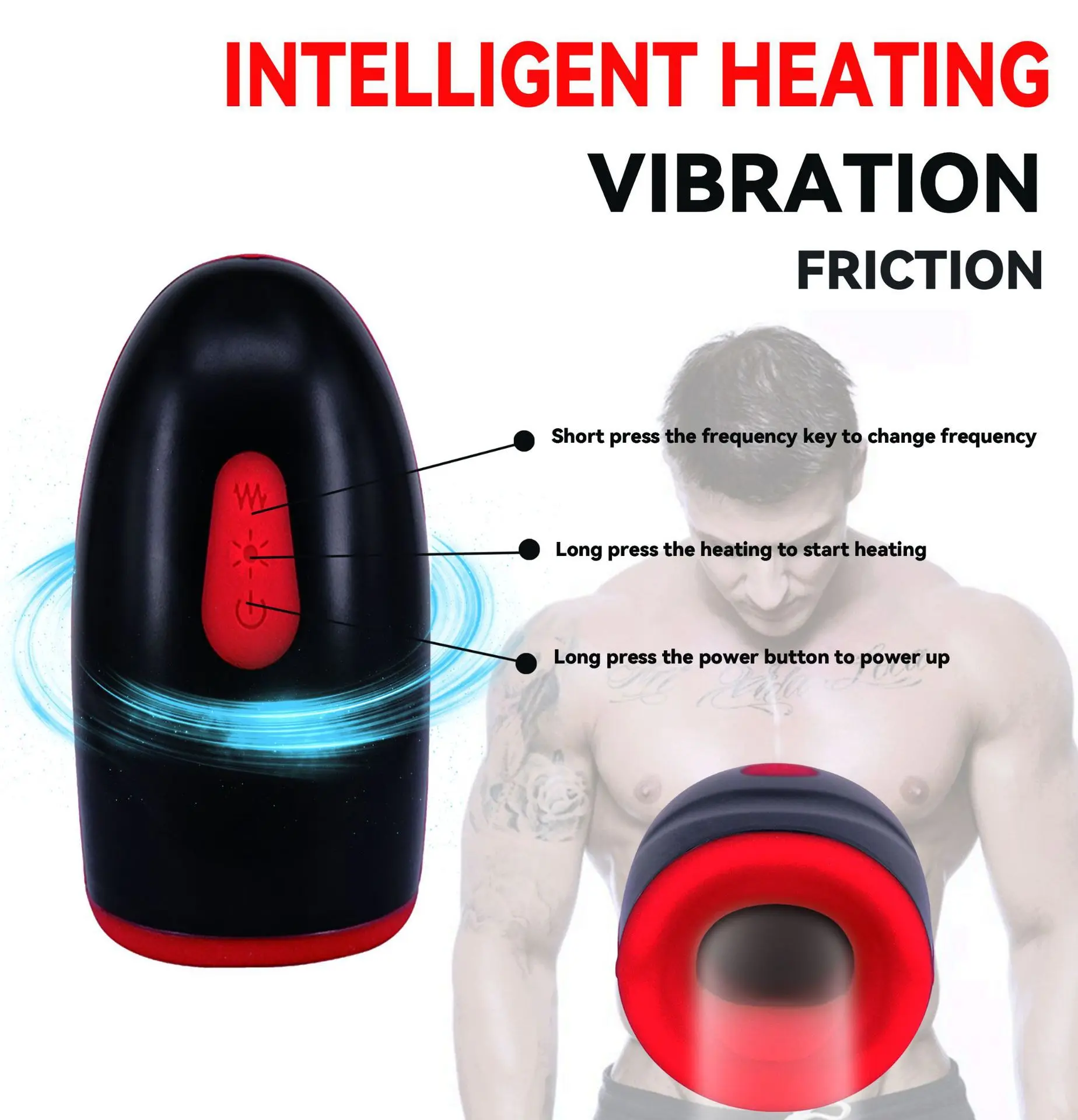 1pc Masturbator Cup Oral Glans Massage For Men Delay Lasting Trainer Dildo Stimulate Erotic Sex Toy for Male Product_voghion.com