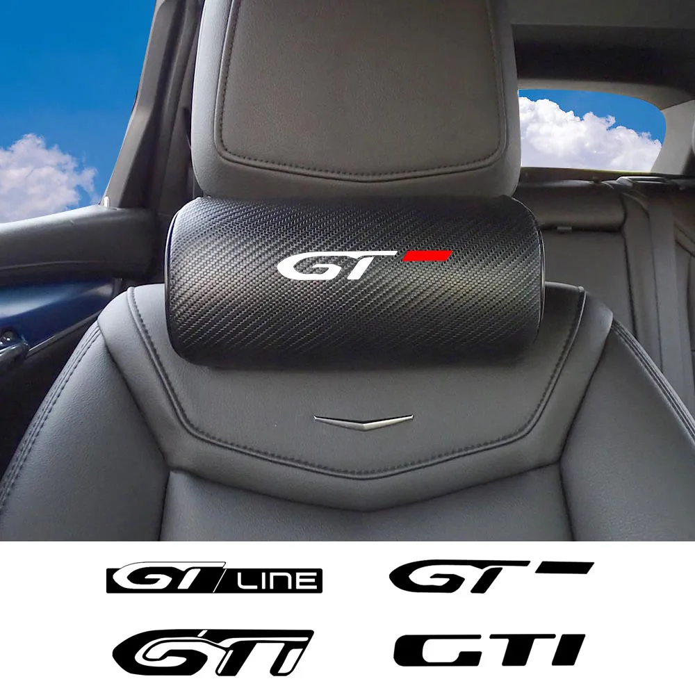 1 PCS Car Styling Car Seat Neck Head Support Pillow Carbon Fiber ...