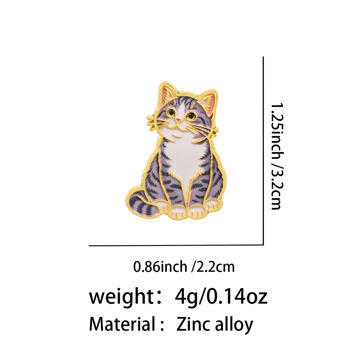 Charming Otter Enamel Pin - Adorable Water Animal Brooch for Clothing and Accessories
