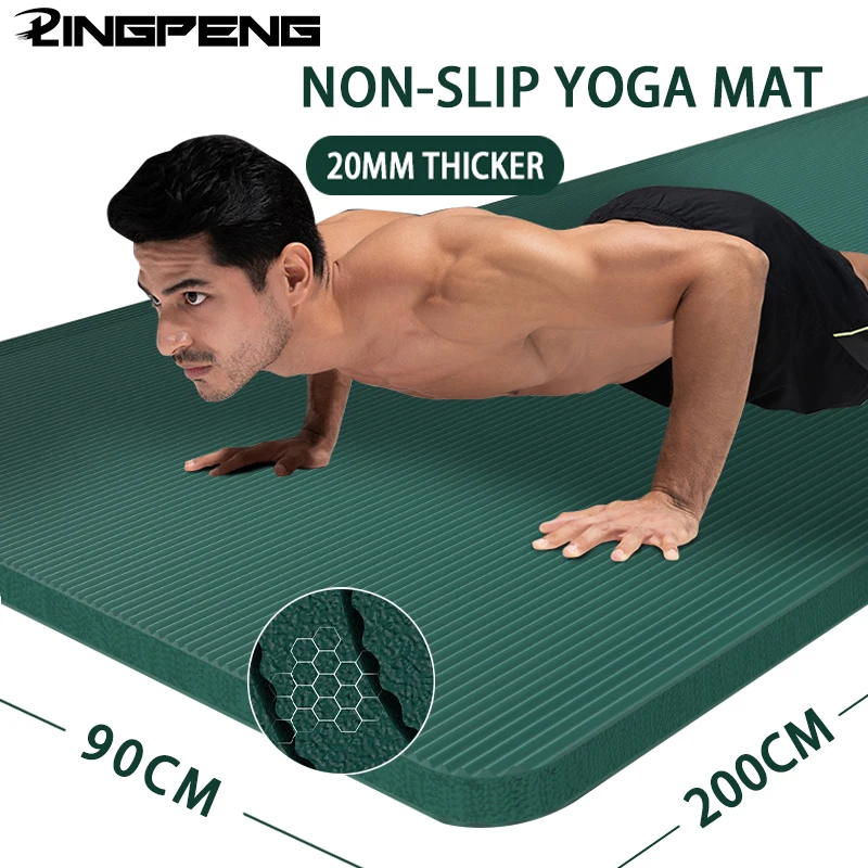 Sports Mat Eco-friendly Exercise Mat for Yoga Pilates and Floor