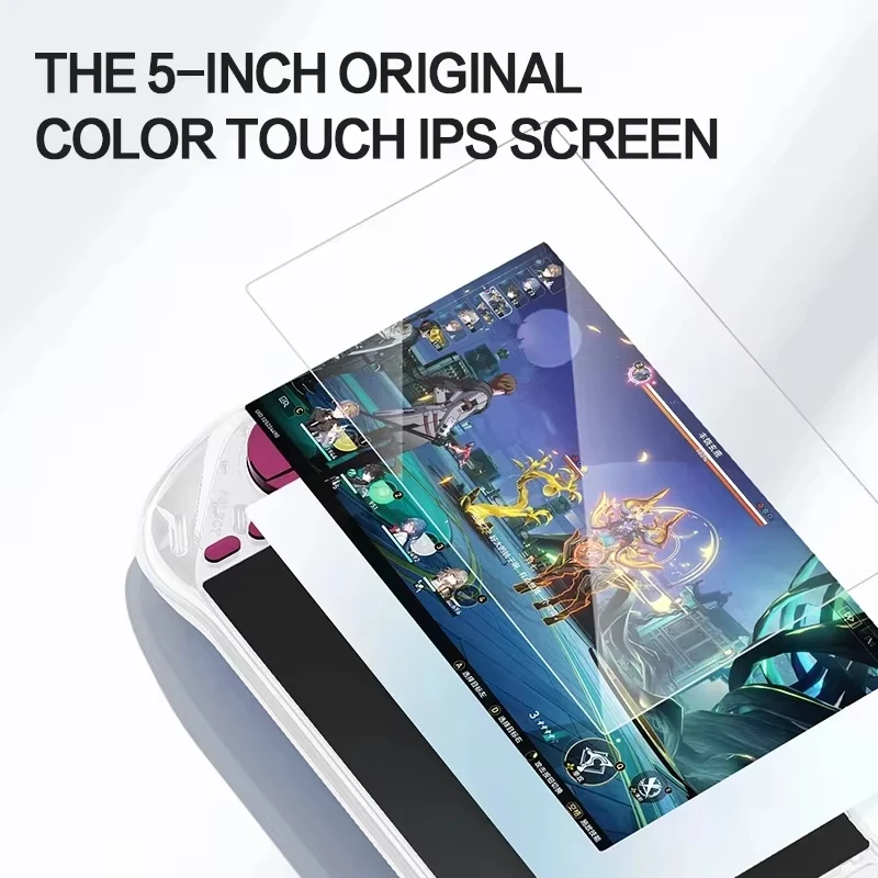 E6 MAX レトロハンドヘルドゲームコンソール 5 インチタッチスクリーン