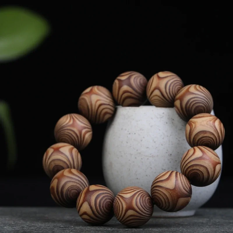 

Authentic Huanghua Pear Older Material Made Prayer Beads Full Grimace Eye-to-Eye Highly Oily Bracelet Collection-Grade Bracelet