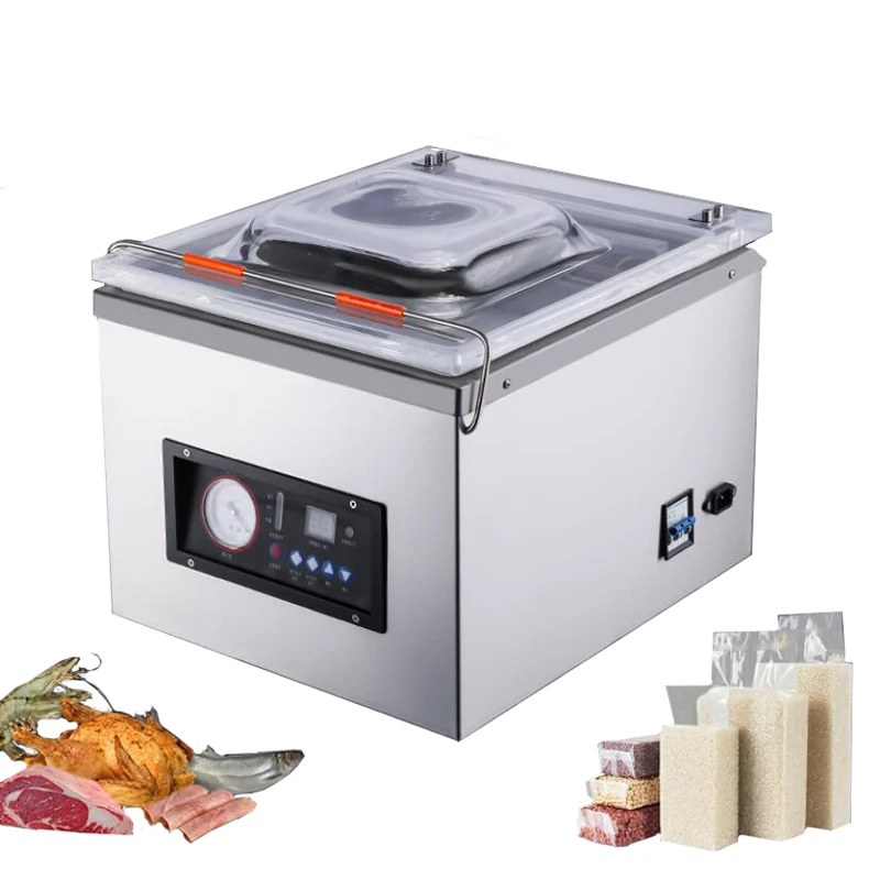 

Automatic Digital Vacuum Packaging Machine Food Sealing Machine Wet and Dry Commercial Home Fruit Vegetable Meat Double Seal