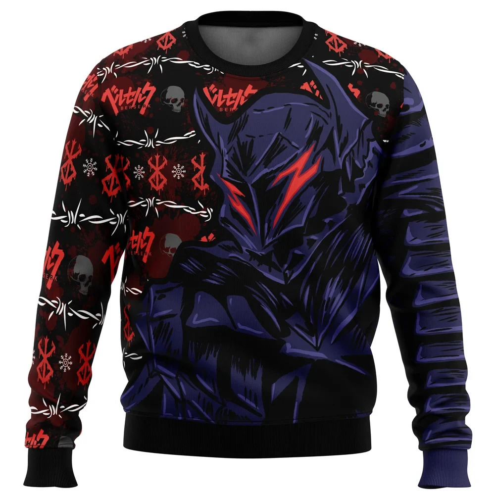 

Struggler Berserk Ugly Christmas Sweatshirt 2024 New Fashion Men Women Oversized Clothing Top Autumn Winter Pullover