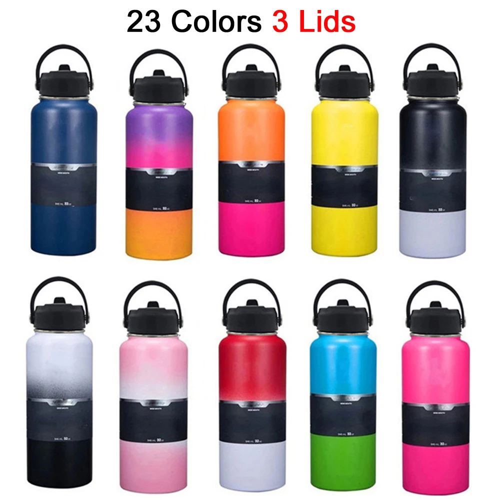 Insulated Stainless Steel Hydroflask Water Bottle 32oz40oz Vacuum