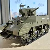 Coolbank Model G2080 Usa M5a1 Stuart Remote Control Tank Toy Military Simulation Tank Toy Model Children's Assembly Toy Gift 1