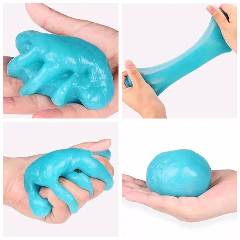 Cleaning Gel Cleaning Magic Mud Car Cleaning Gel Car Detailing Cleaner Car Cleaning Tool Car Cleaning Clay Bar Car Dust Dirt Cleaning Gel Slime Magic Reusable Mud Clay Auto Interior Air Vent Keyboard Clean