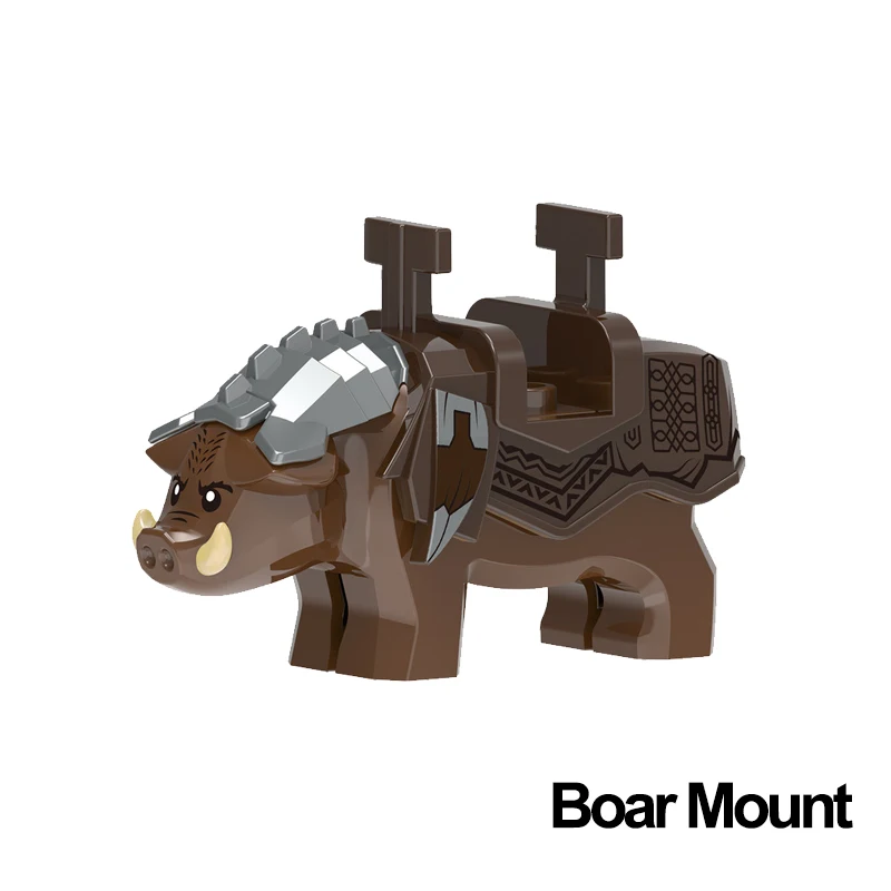 Medieval Animal Toy Building Block Set - Decorative Knight War Collection