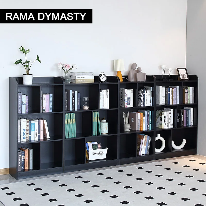 3-Tier Book Shelf with Back Panel 6 Cube 3 Shelf Stability and Durable Bookcase Multifunctional Cube Storage Organizer storage rack,book display stand,cube storage organizers