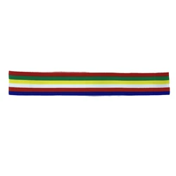 Adjustable Rainbow Elastic Band for Wig Edges and DIY Crafts (Rainbow wig Band)