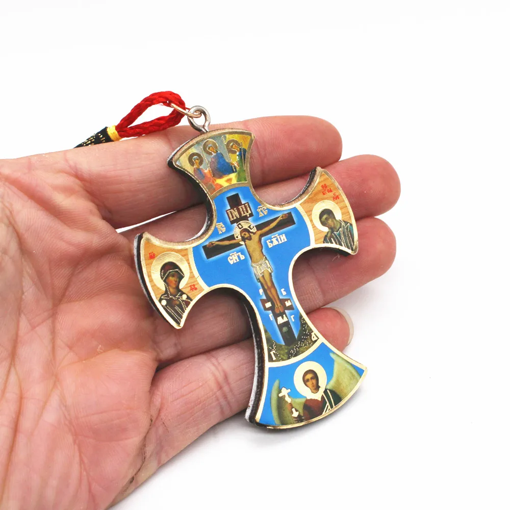 Petite Croix En Bois Anti-stress - Crucifix Portable Pour Prière, Décoration Noël, Cadeau Spirituel Chrétien