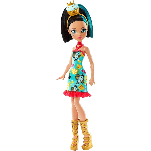 Original Monster High Doll Collection Model Toys for Girls Action Figure Cleo De Nile、Lagoona Blue、Draculaura、Elissabat、Viperine 5