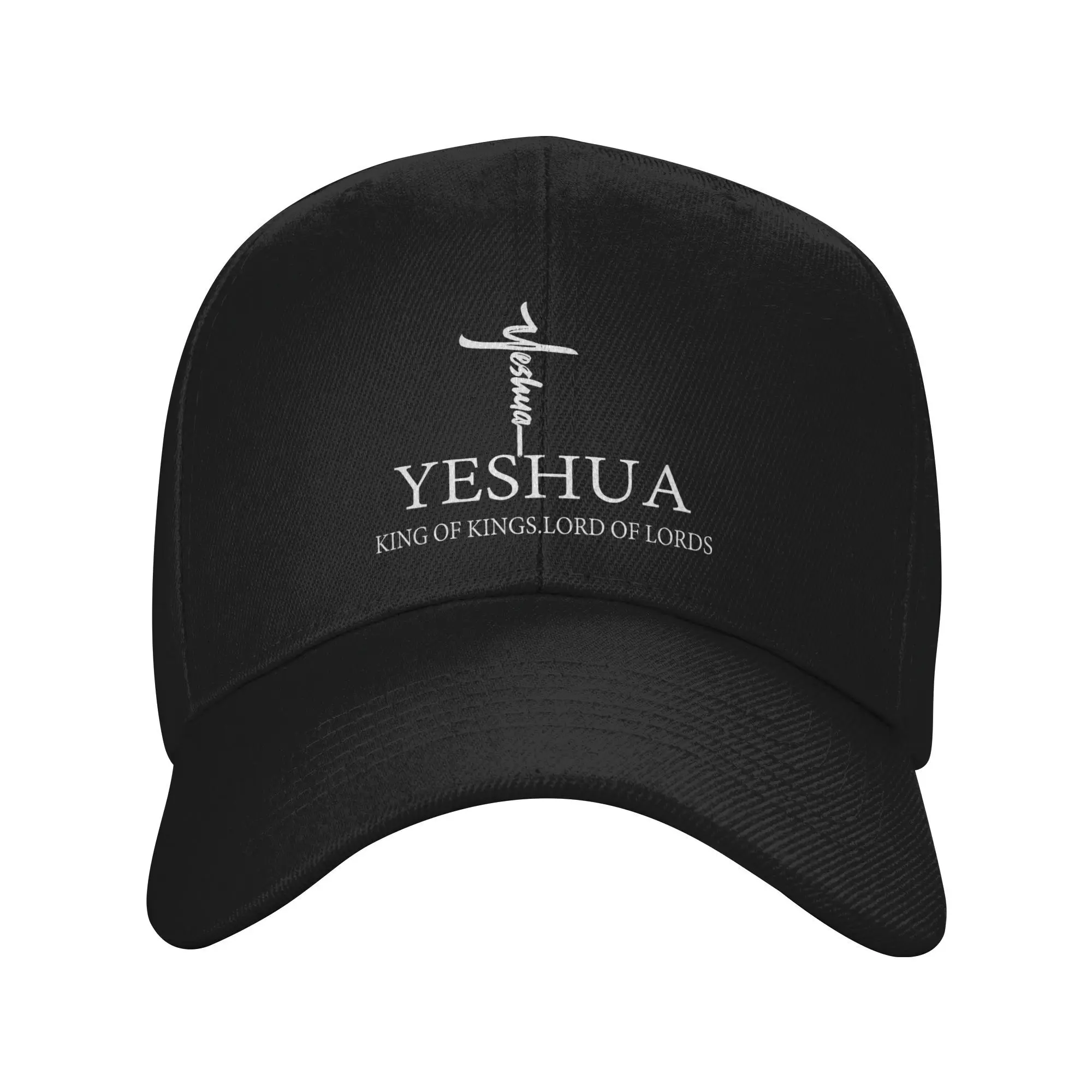 Benutzerdefinierte klassische Unisex Yeshua Jesus Christian Baseball Cap Erwachsene Religion Glaube verstellbare Papa Hut Frauen Männer Sonnenschutz