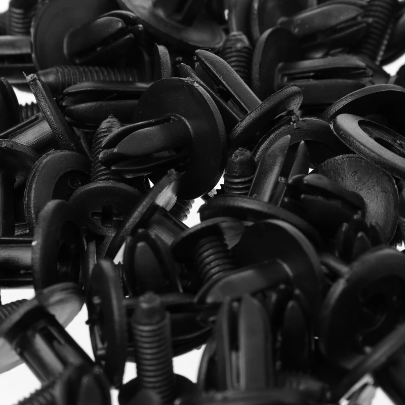 

50 Pcs Car 6mm Bumper Hood for Fender Splash Guard Retainer Clip Fastener For
