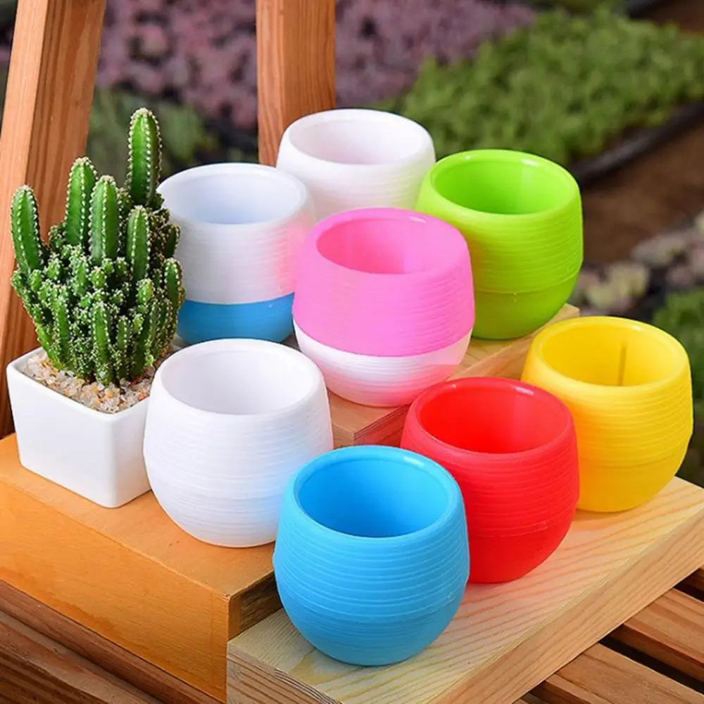 Vaso Per Piante In Plastica A Forma Di Uovo Foro Di Drenaggio Vaso Da Fiori Maceteros Vasi Da Giardino E Fioriere Home Office Garden Decor