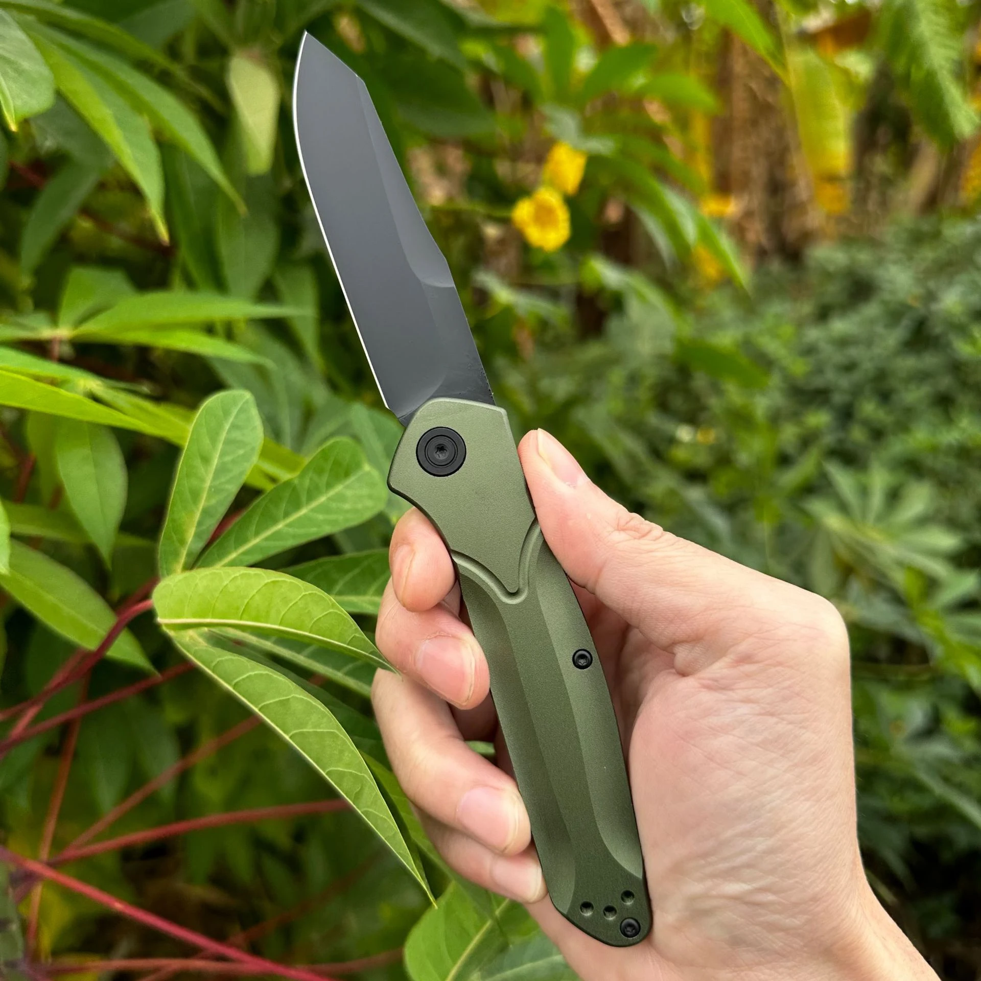 BM 9400 Osborne Pocket Folding Knife D2 Blade Aluminum/PEI Handles Tactical Hunting Survival Camping Hunting Gear Knives 3