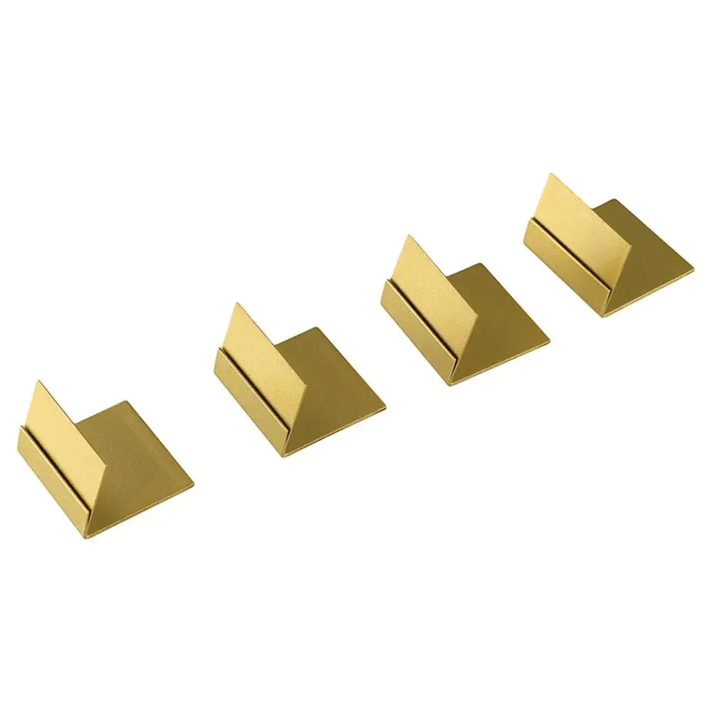 תמיכות מספר שולחן מתכת קליפ כרטיס שם זהב DIY מחזיק כרטיס מקום עמיד תגי מחיר ארוחת ערב מסיבה