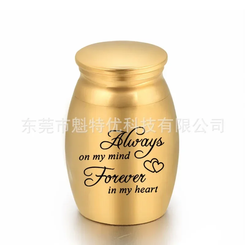 Engravable Mini Cremation Urns for Pet Cat Dog / Human Ashes Casket Funeral Loss of Love Stainless Steel Cremation Urn Jar 6