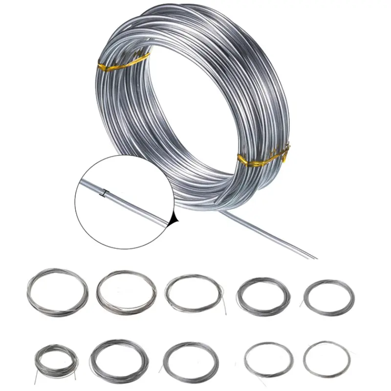 1pcs 1-100 Meters 304 Stainlessy Steel Soft/hard Wire Diameter 0.02-3mm Single Strand Lashing Soft Iron Wire Rustproof - Image 2