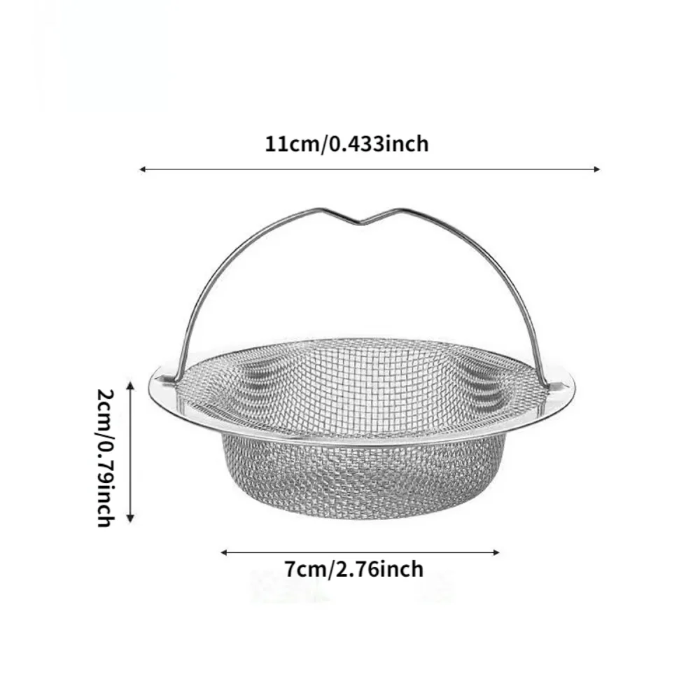 Stainless Steel Hair Catcher 1pc Keep Your Bathtub & Sink Drains Clog-Free!