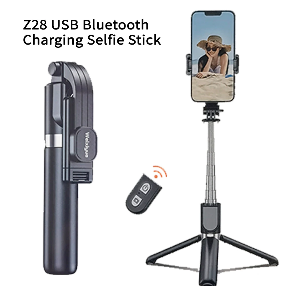 Z28 HD Shooting Mobile Phonehone Mobile Phone Live Streaming Bluetooth Remote Extendable Tripod For IPhone Phone