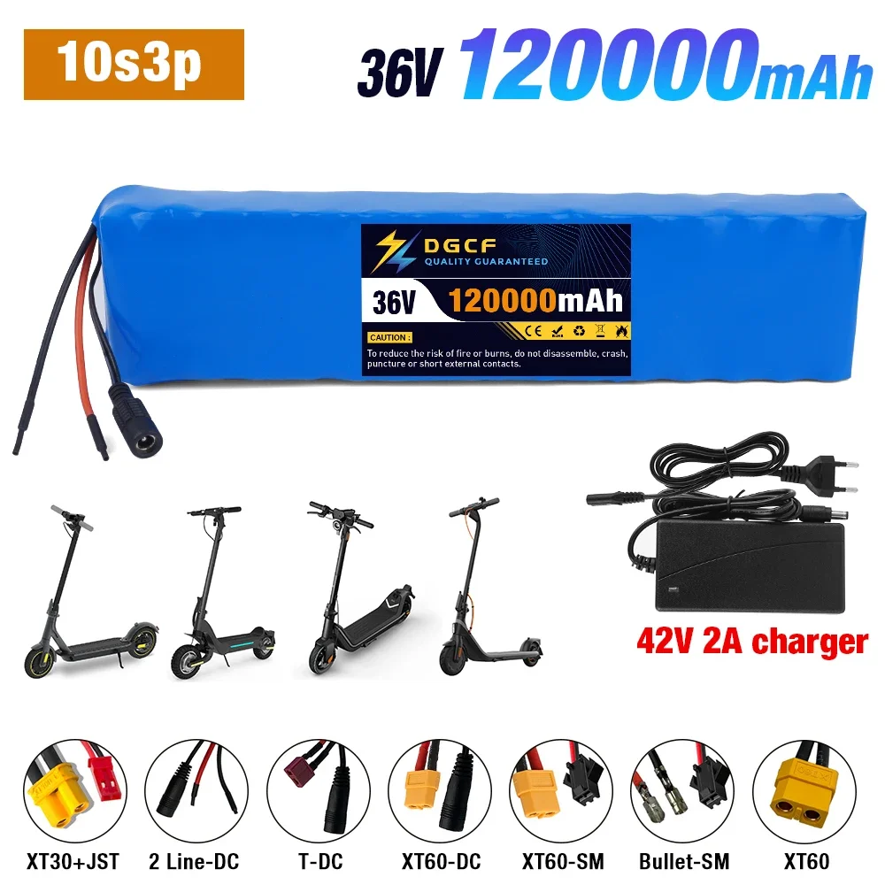 

Original 10S3P 36V 10Ah Battery 18650 Li-ion Battery Pack 600W For High Power Electric Scooter Motorcycle Scooter Ebike Battery