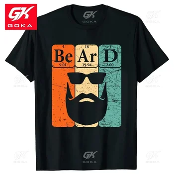 Beard Periodic Table Bearded Vintage T Shirts