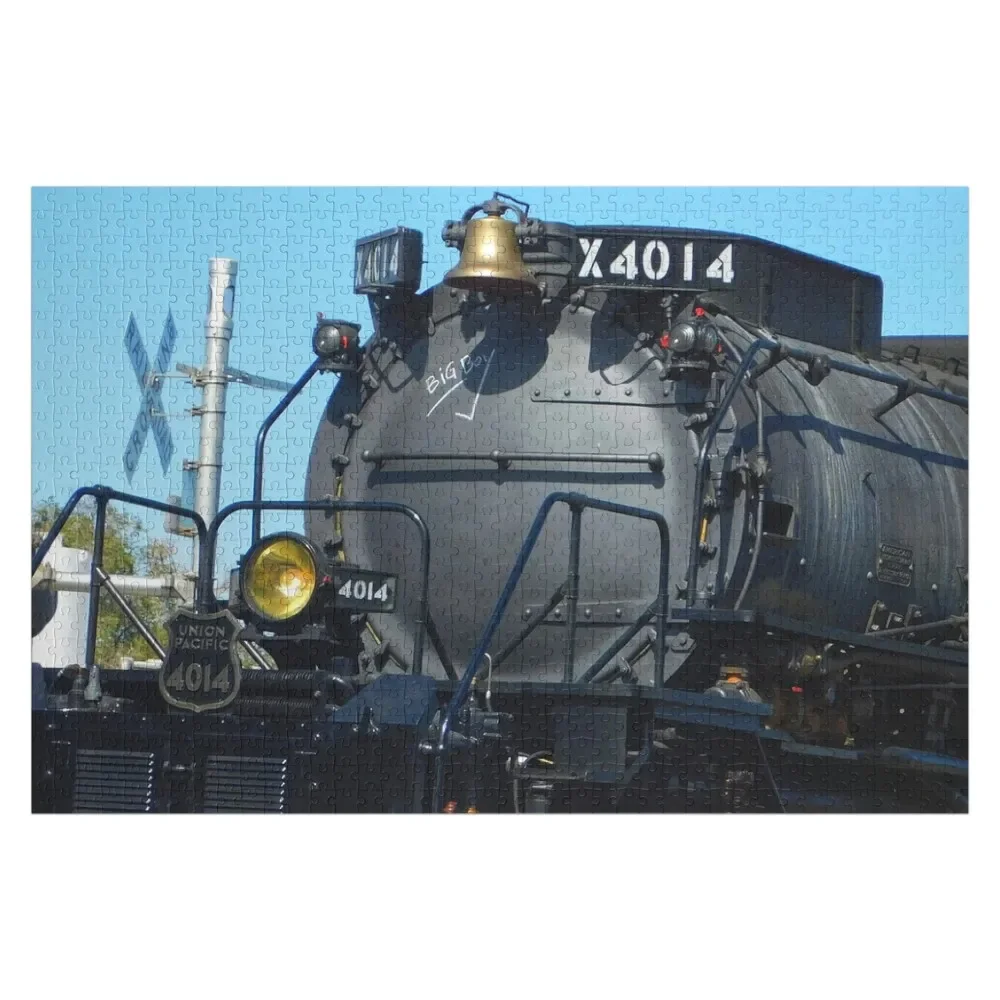 

Big Boy Train (Colored) Jigsaw Puzzle Custom Jigsaw Personalized Gift Married Customs With Photo Personalized Kids Gifts Puzzle