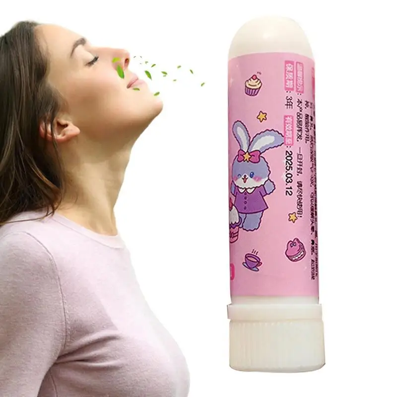 

Nasal Stick for Congestion Aromatherapy Inhaler Mint Cooling Refreshing Stick Nasal Inhaler Stick Stick with Essential Oils