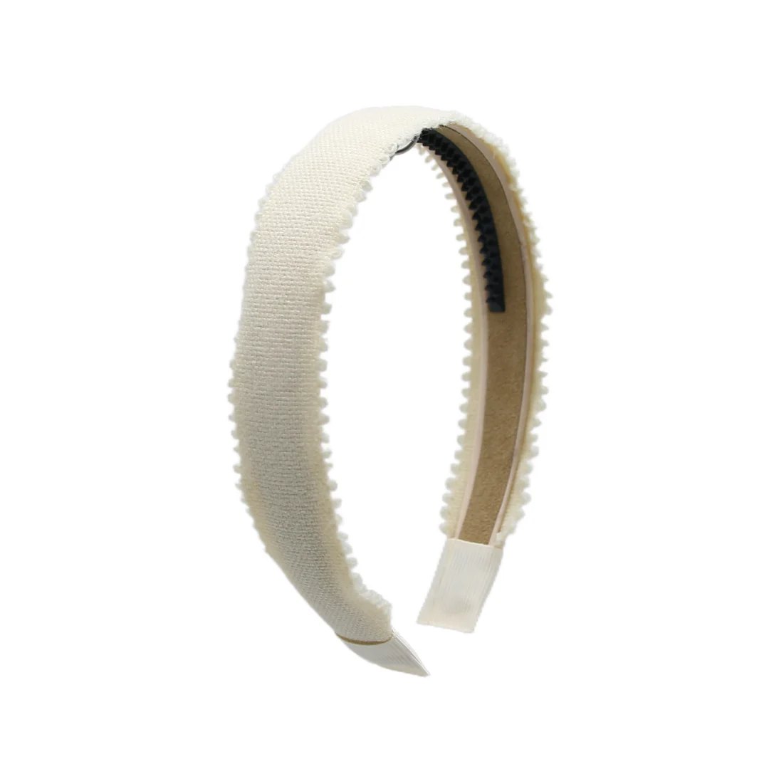 Elegant Wool Feeling Flat Band Large Hair headband Baby Mini clip Kids School Hair Accessories hairband