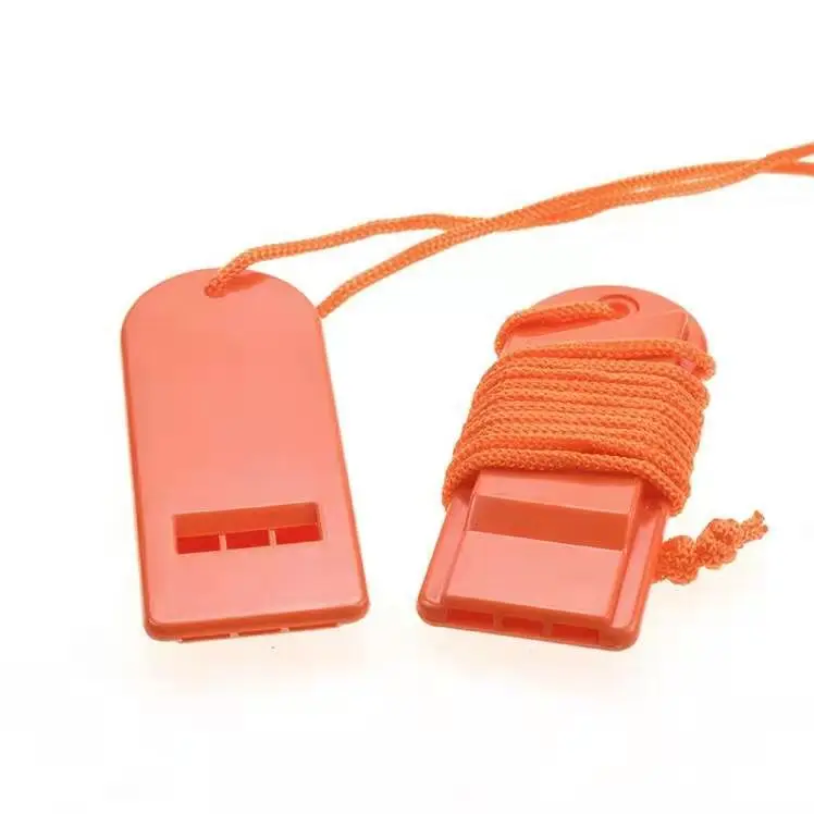 Outdoor Survival Flat Whistle Camping Hiking Rescue Emergency Whistle Safety Whistle 1pcs/10pcs