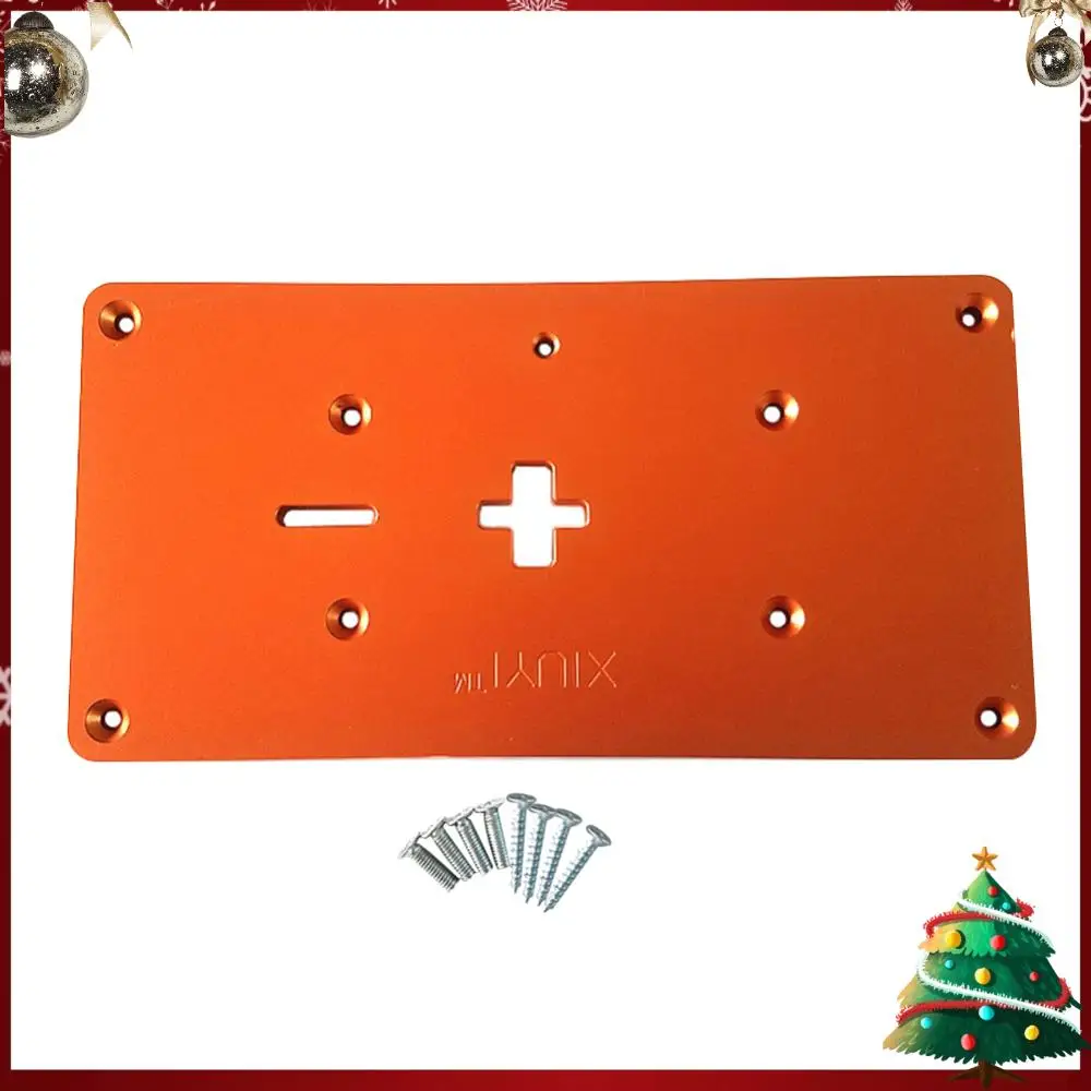 Work Benches Router Table Insert Plate Electric Jig Saw Flip Board with Screws