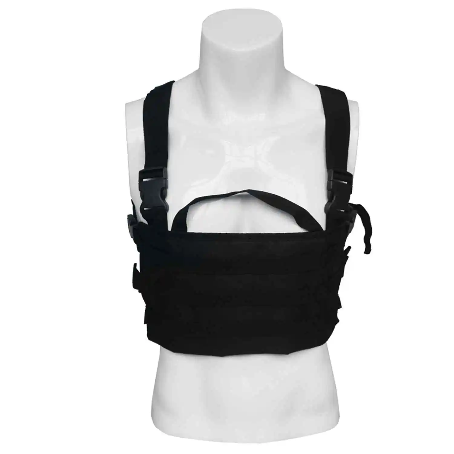 

Outdoor Hunting Adjustable Tactical Durable Molle Gear Set Nylon Split Front Chest Rig Compatible with MOLLE Webbing Platforms