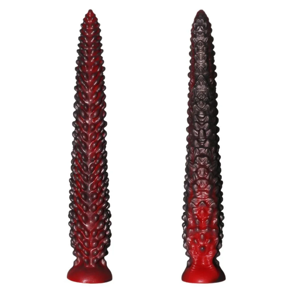 Alien Tentacle Anal Plug Long Thick Dildo Spiral Silicone Large Butt Plug Suction Cup Anal Toy Dilator Adult Toy Men Women