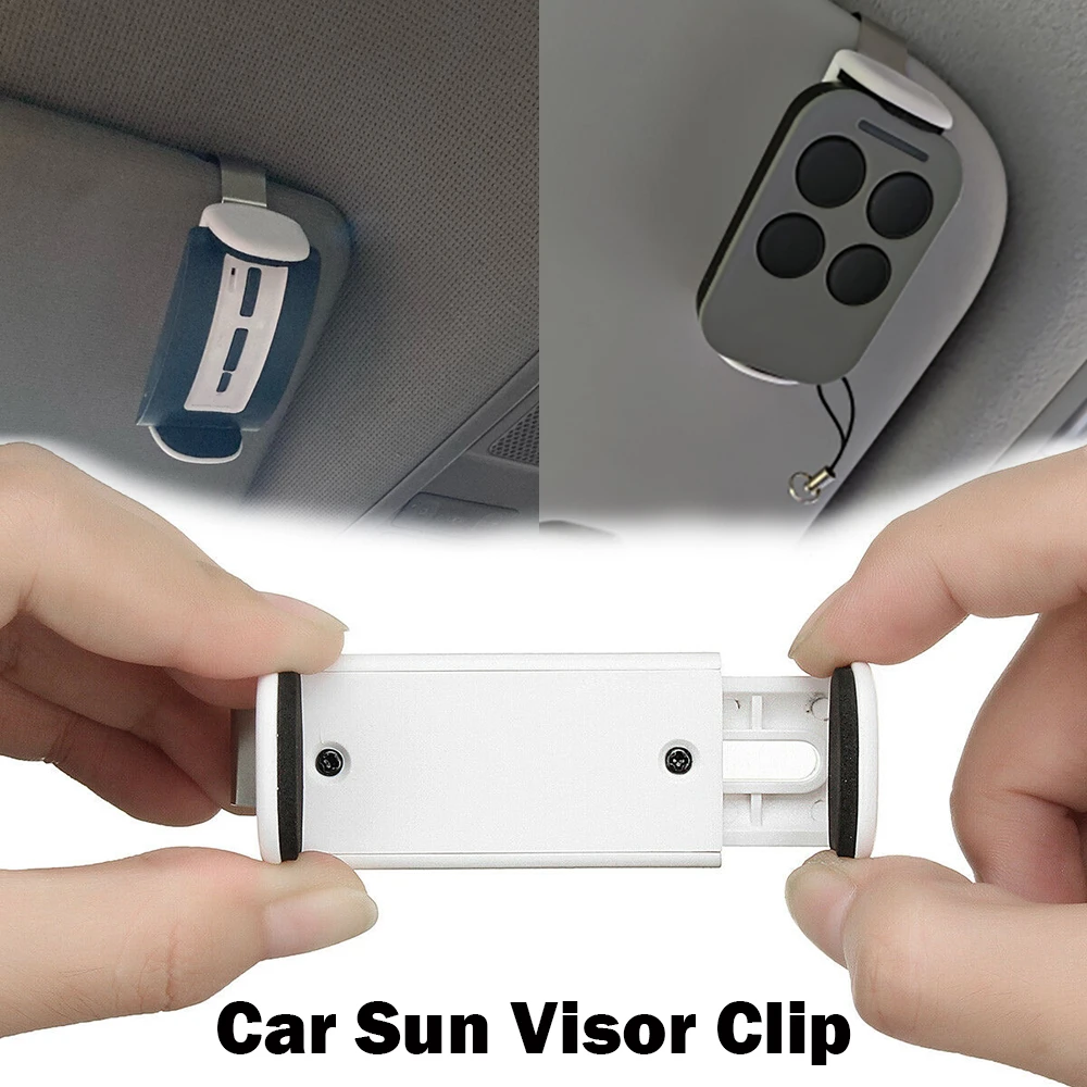 Car Sun Visor Clip Holder Garage Door Gate Remote Controls Transmitter