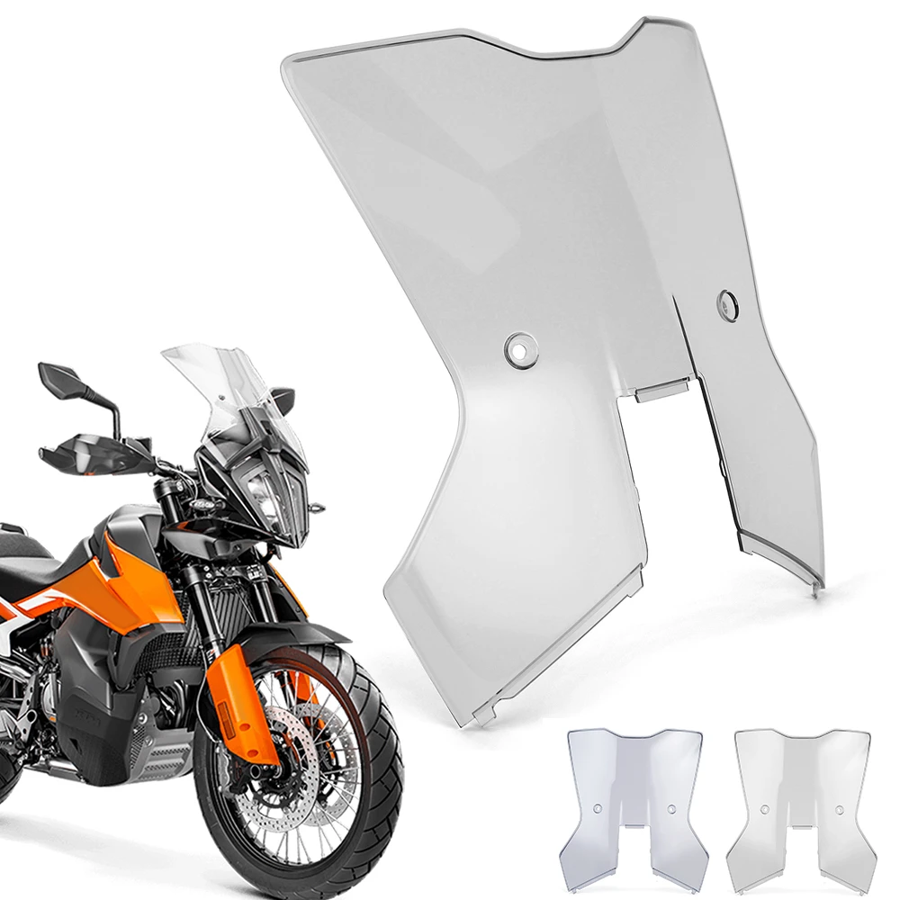 

Motorcycle Windscreen for 790 Adventure ADV 890 2019 2020 2021 2022 Windshield Wind Screen Shield Airflow Deflectors
