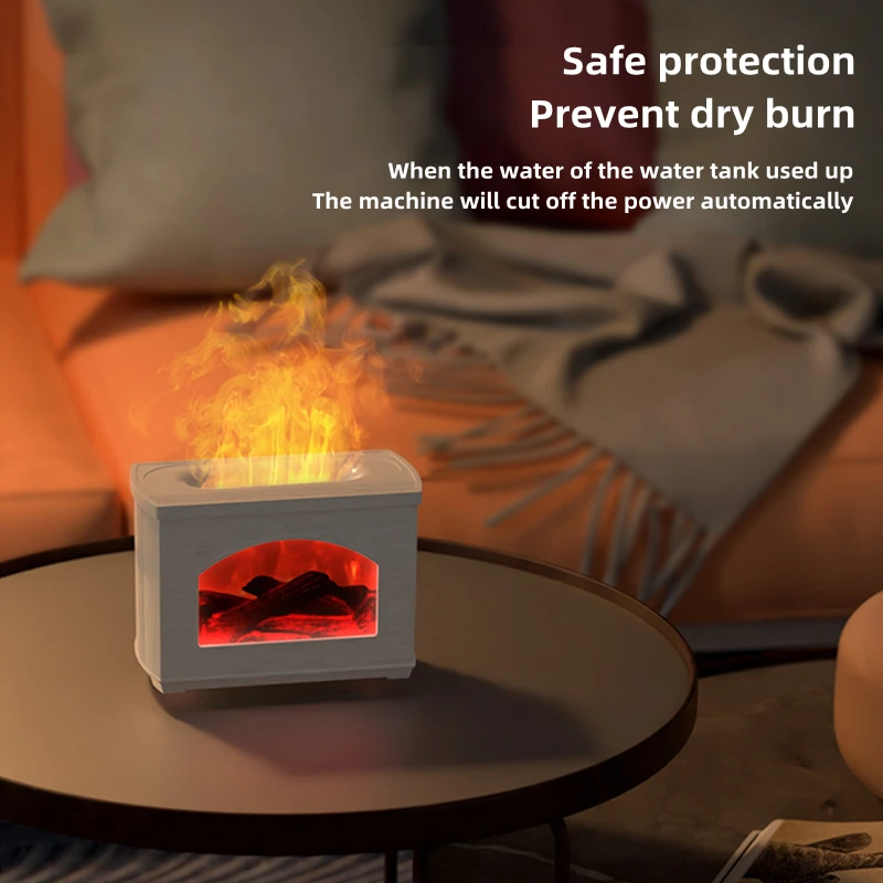 Simulation Fireplace Flame Humidifier House of Mist Online Shopping
