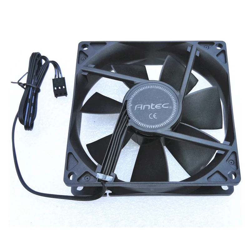 ANTEC New Silent Blue Led  90MM 9025 Cooling Fan 9025 90*90*25MM 92*92*25MM Chassis Fan Hydro bearing Computer Case Fan 12V 3pin 8015 8025 8 cm12 v chassis red blue computer power host chassis mute cooling fan