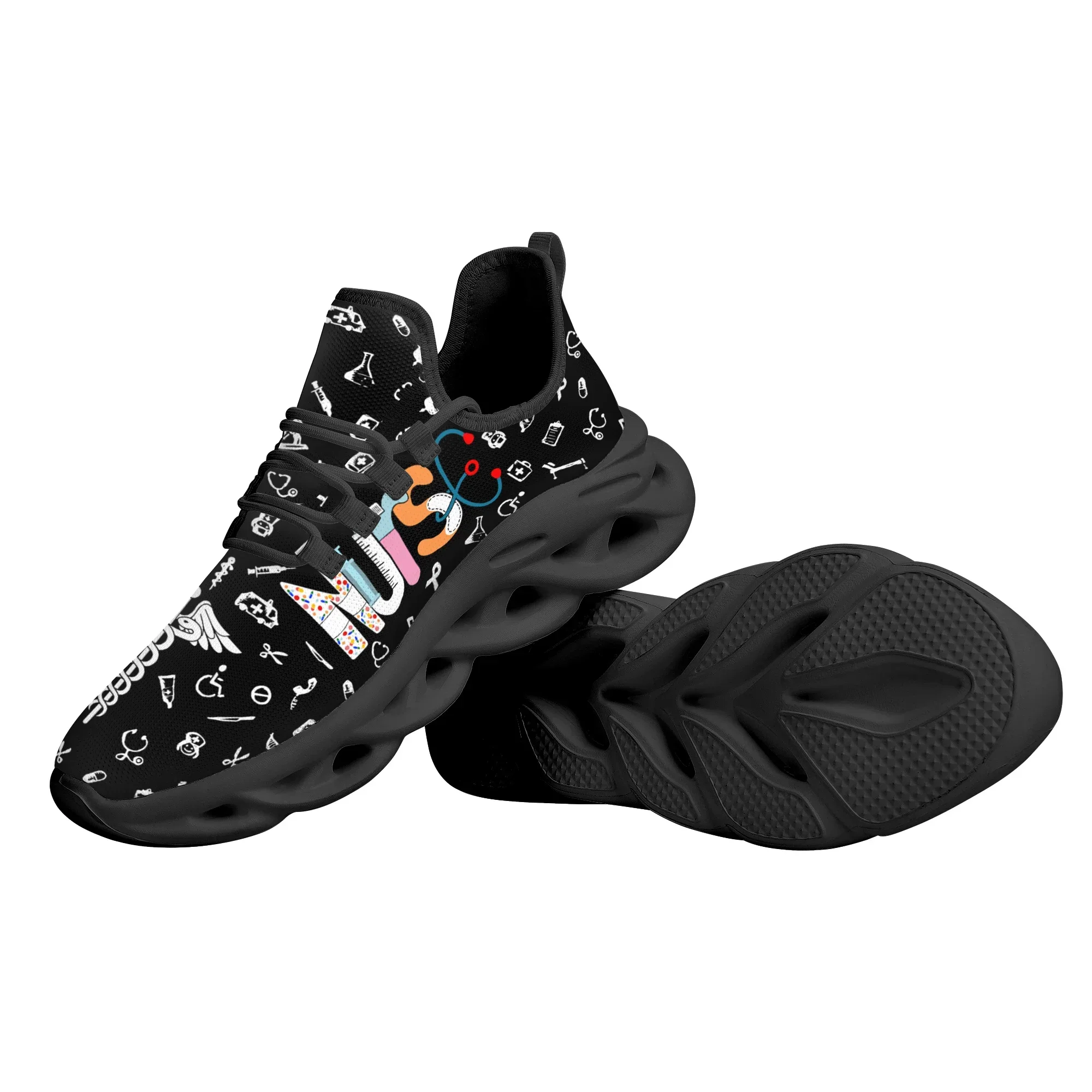 Fashion Lace Up Women Comfortable Platform Sneakers Doctor Hospital Surgical Equipment Brand Design Running Shoes Jogging Shoes