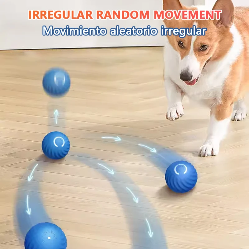 Tiny Fetch Dog Toy, Lifted Living Interactive Dog Cat Toys Rolling