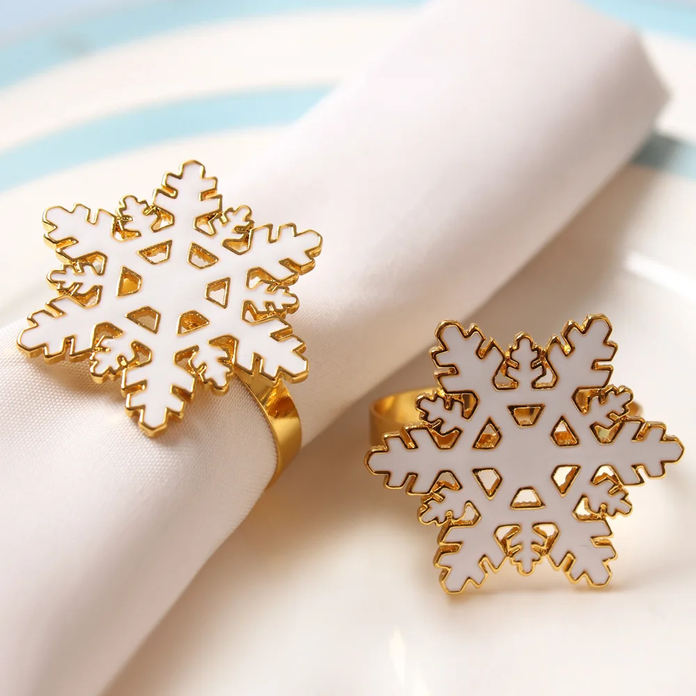 テーブルナプキンリング,4個,クリスマス,ナプキンバックル