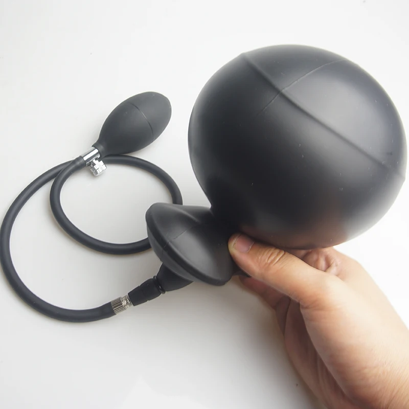 Silicone BDSM Bondage Slave Gag,Inflatable Mouth Gags Ball with Detachable Pump ,Sex Toys for Couple,Restraints,Role Play