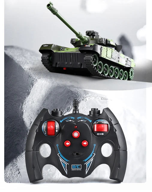 RC Tank Military War Battle United States M1 Leopard 2 Remote Control Toy Car Tactical Model Electronic Toys for Boys Children 6