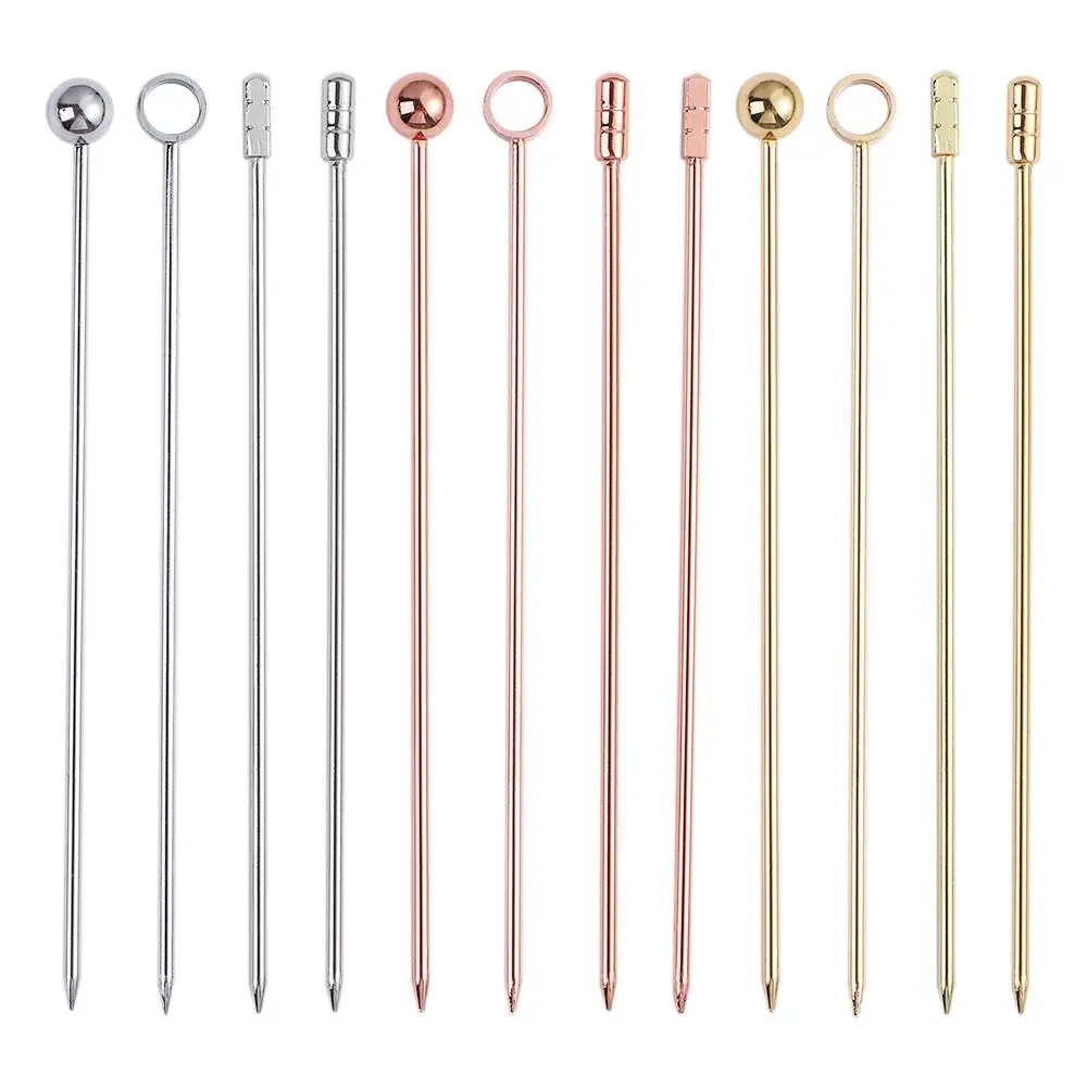 Creative Kitchen Tools Party Bar Decoration Cocktail Picks Fruit Sticks Fruit Fork Toothpicks