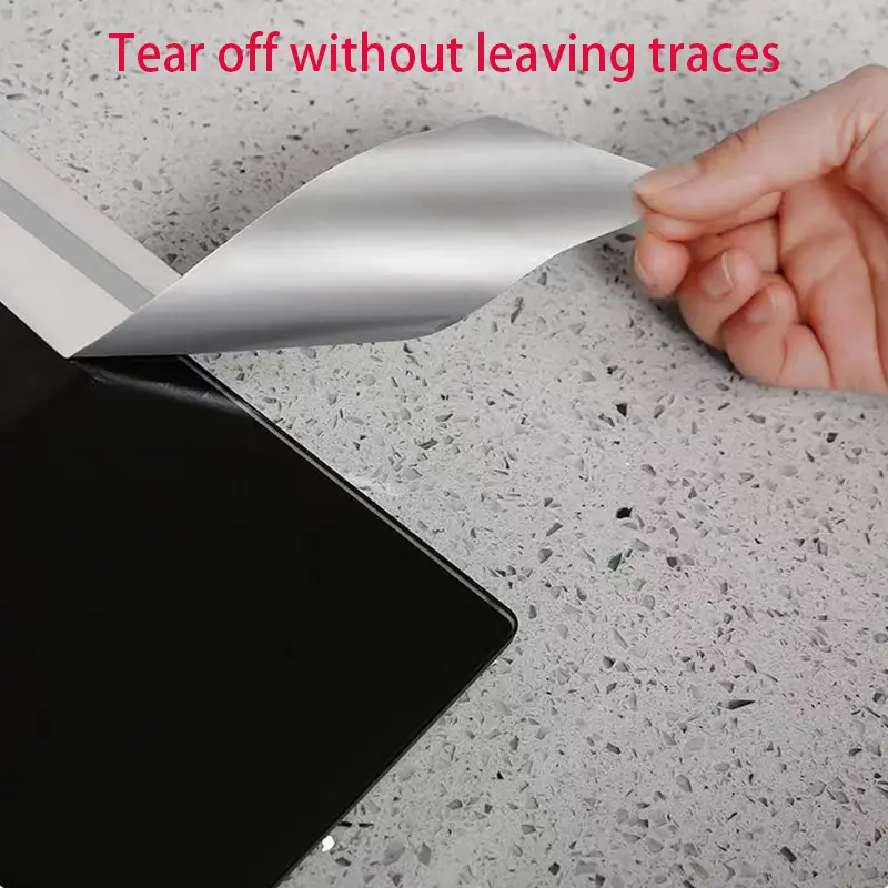 High Temperature Resistance Aluminum Foil Tape Kitchen Pipe Repair Tape Adhesive Sealing Foil Heat Insulation Leak Proof Tape - Image 3