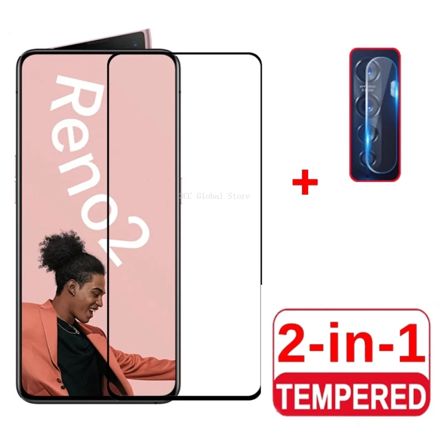 

OPPO Reno 5 Pro 6 7 SE 5G 2 3 4 Pro закаленное стекло для OPPO Reno 7 2Z 10X Zoom A92 A31 полное покрытие Защитное стекло для экрана