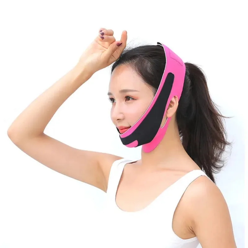 Face Slim V-Line Lift Up Mask Cheek Chin Neck Slimming Thin Belt Strap Beauty Delicate Facial Thin Face Mask Slimming Bandage